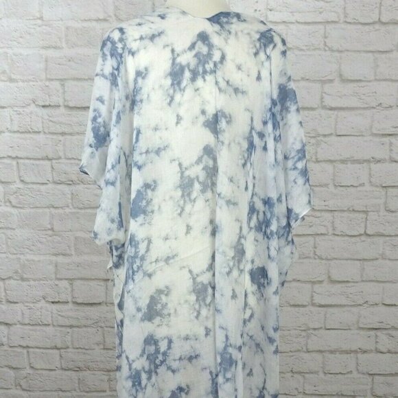 NWT Ivy London NYC Tie-Dye Cover-Up Kimono Caftan Beach Swim OS - Picture 6 of 11